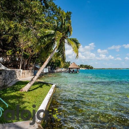 Villa Xtohil With Private Access To The Magic 7 Colors Lagoon باكالار المظهر الخارجي الصورة