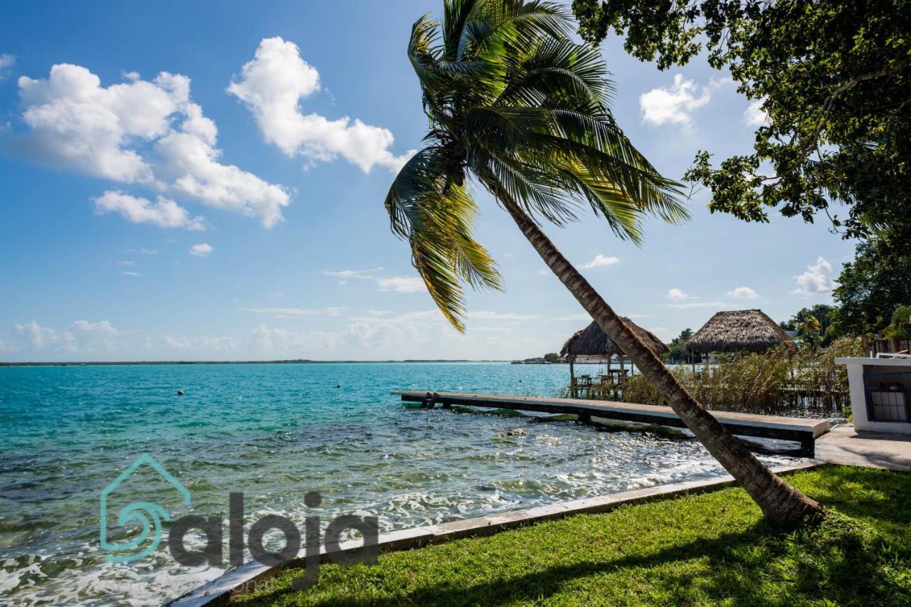 Villa Xtohil With Private Access To The Magic 7 Colors Lagoon باكالار المظهر الخارجي الصورة