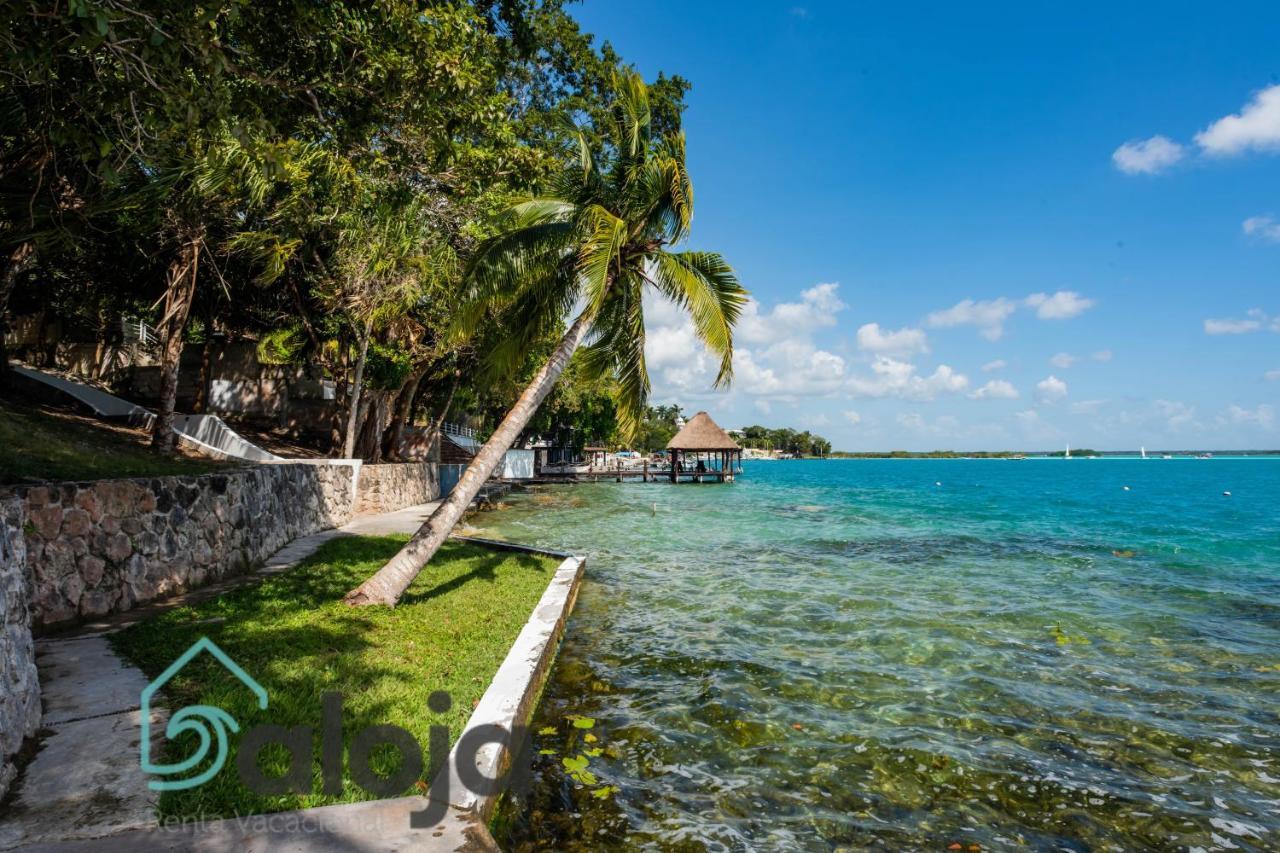 Villa Xtohil With Private Access To The Magic 7 Colors Lagoon باكالار المظهر الخارجي الصورة