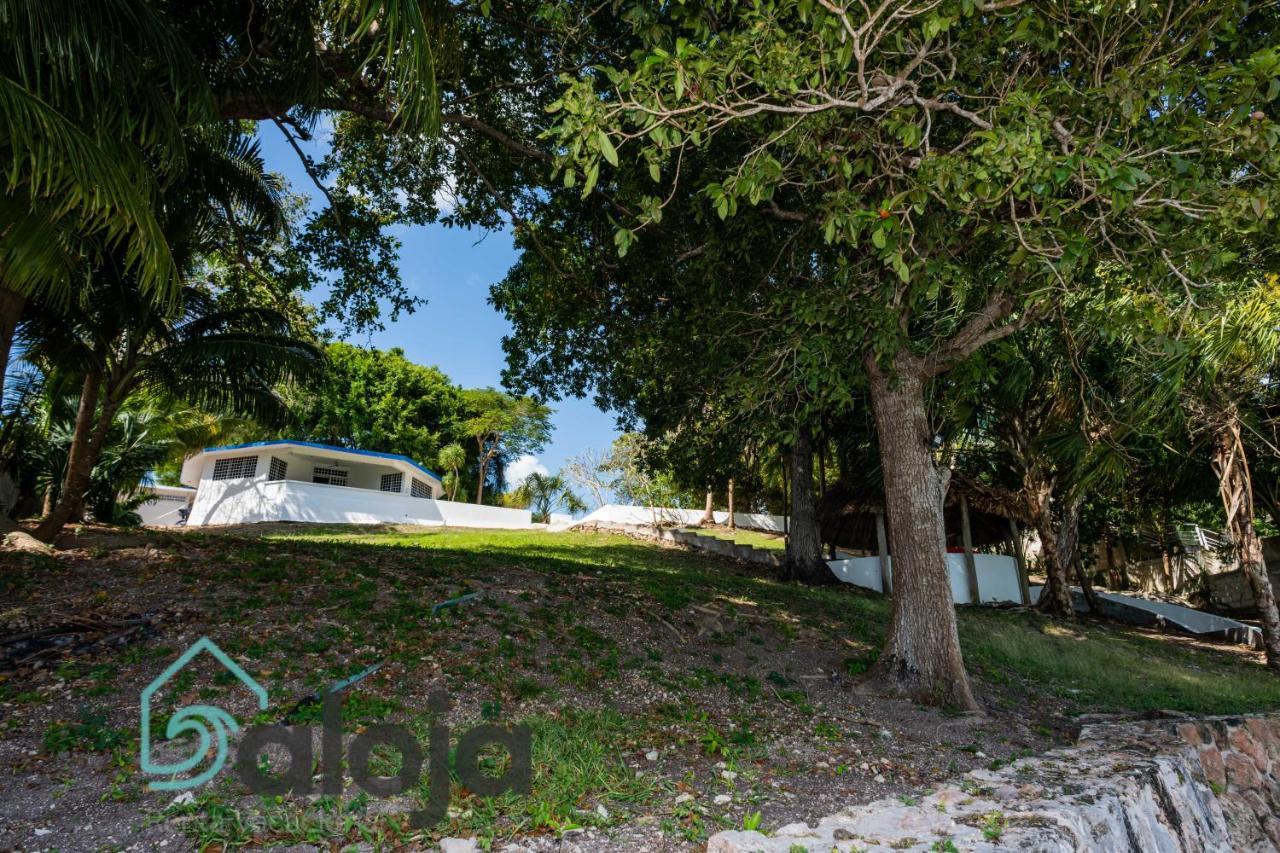 Villa Xtohil With Private Access To The Magic 7 Colors Lagoon باكالار المظهر الخارجي الصورة