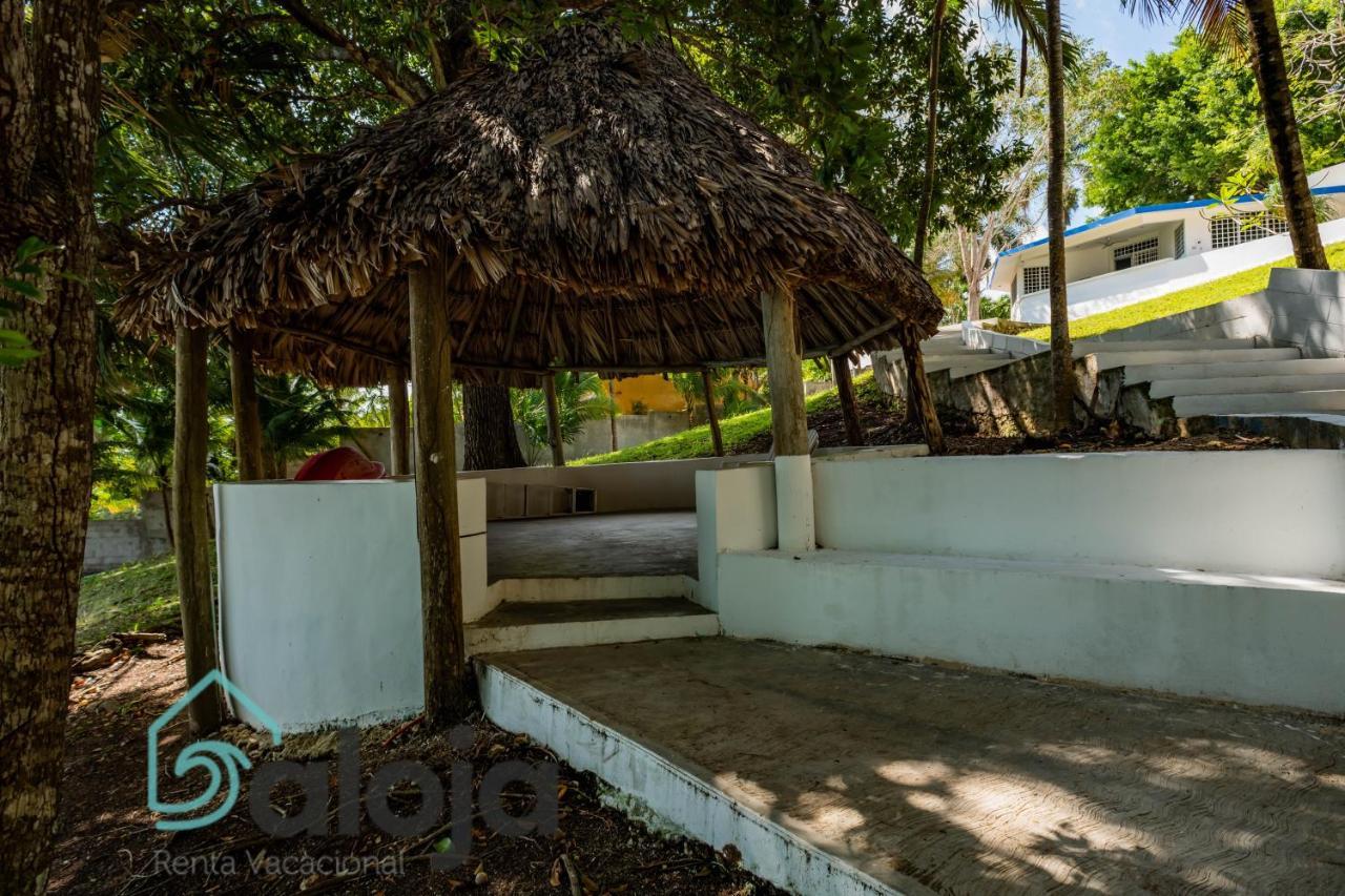 Villa Xtohil With Private Access To The Magic 7 Colors Lagoon باكالار المظهر الخارجي الصورة