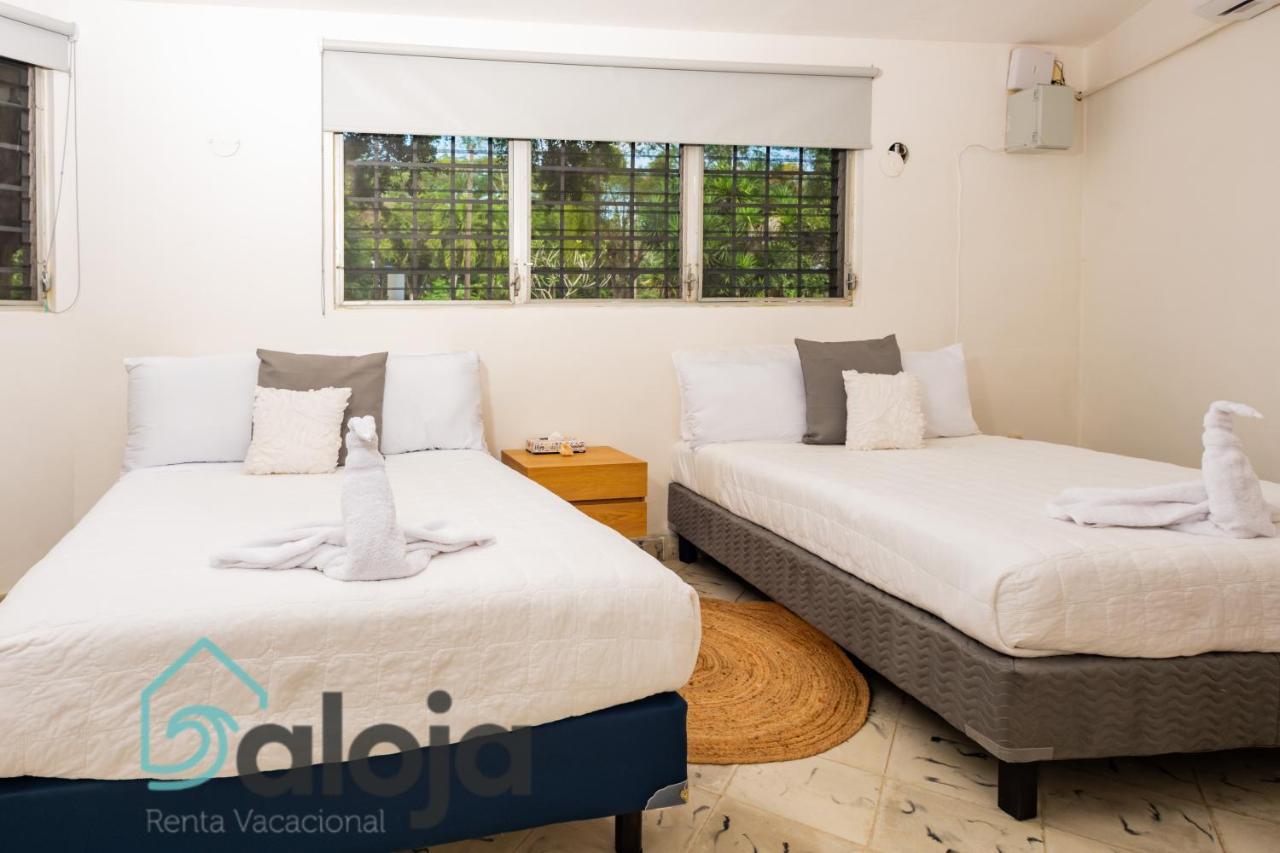 Villa Xtohil With Private Access To The Magic 7 Colors Lagoon باكالار المظهر الخارجي الصورة